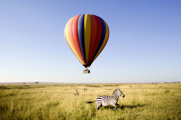 Kichwa tembo Hot Air Balloon safari ®bushtreksafaris