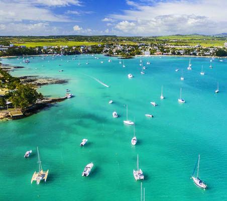 Mauritius Merville Beach In Grand Baie Pereybere North beach and bush safari honeymoon ©bushtreksafaris